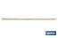 Wooden handle for hoe and mattock head | Lightweight and comfortable handle | Handle length: 1,200; diameter: 44mm - Cofan