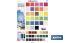 Paint colour chart | Colour chart for lacquers, woods, paints and decoration articles | Real colour chart | Size of 500 x 700mm - Cofan